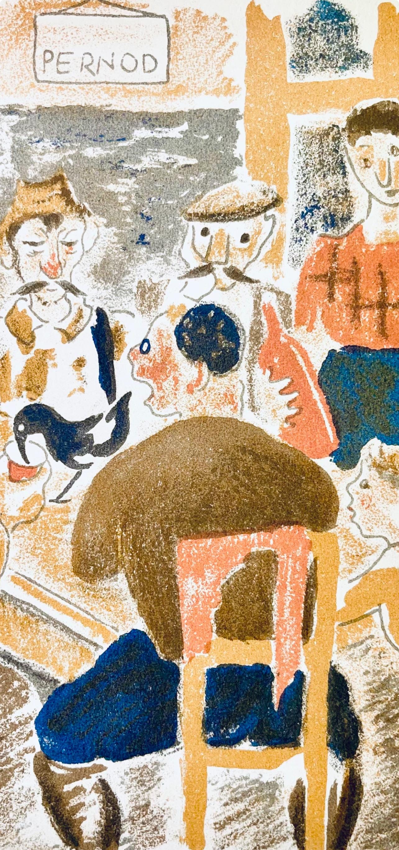 Maurice Mourlot, Composition, De Goupil A Margot, Histoires De Btes, Lithograph