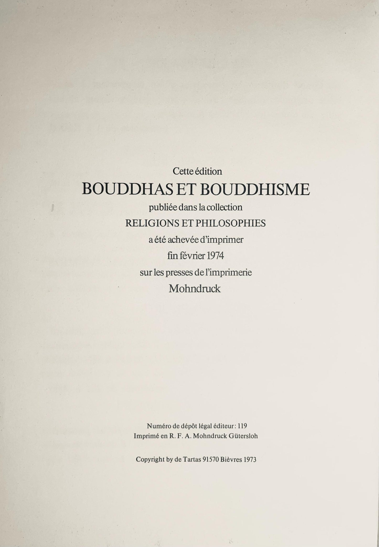 Jean Carzou, Composition, Ce Panorama Du Bouddhisme, Lithograph