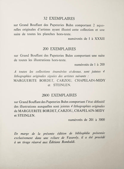 Jean Carzou, Composition, Ce Panorama Du Bouddhisme, Lithograph