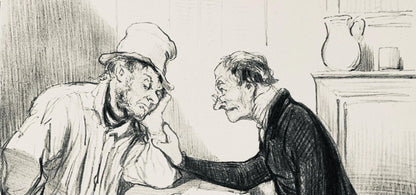 Honor Daumier, Composition, Honor Daumier, Law And Justice, Lithograph
