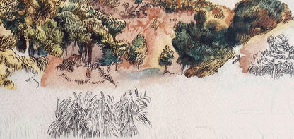 Lithograph - Pierre-Auguste Renoir - Composition - Seize Aquarelles et Sanguines de Renoir