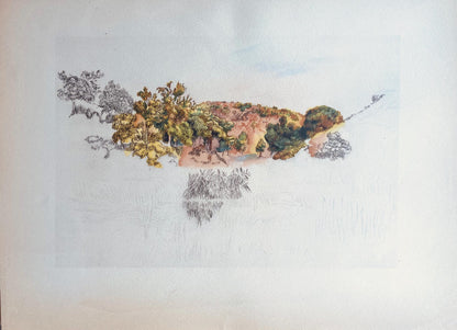 Lithograph - Pierre-Auguste Renoir - Composition - Seize Aquarelles et Sanguines de Renoir