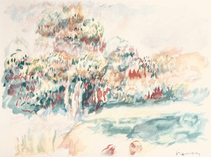 Pierre-Auguste Renoir, Composition, Seize Aquarelles Et Sanguines De Renoir, Lithograph