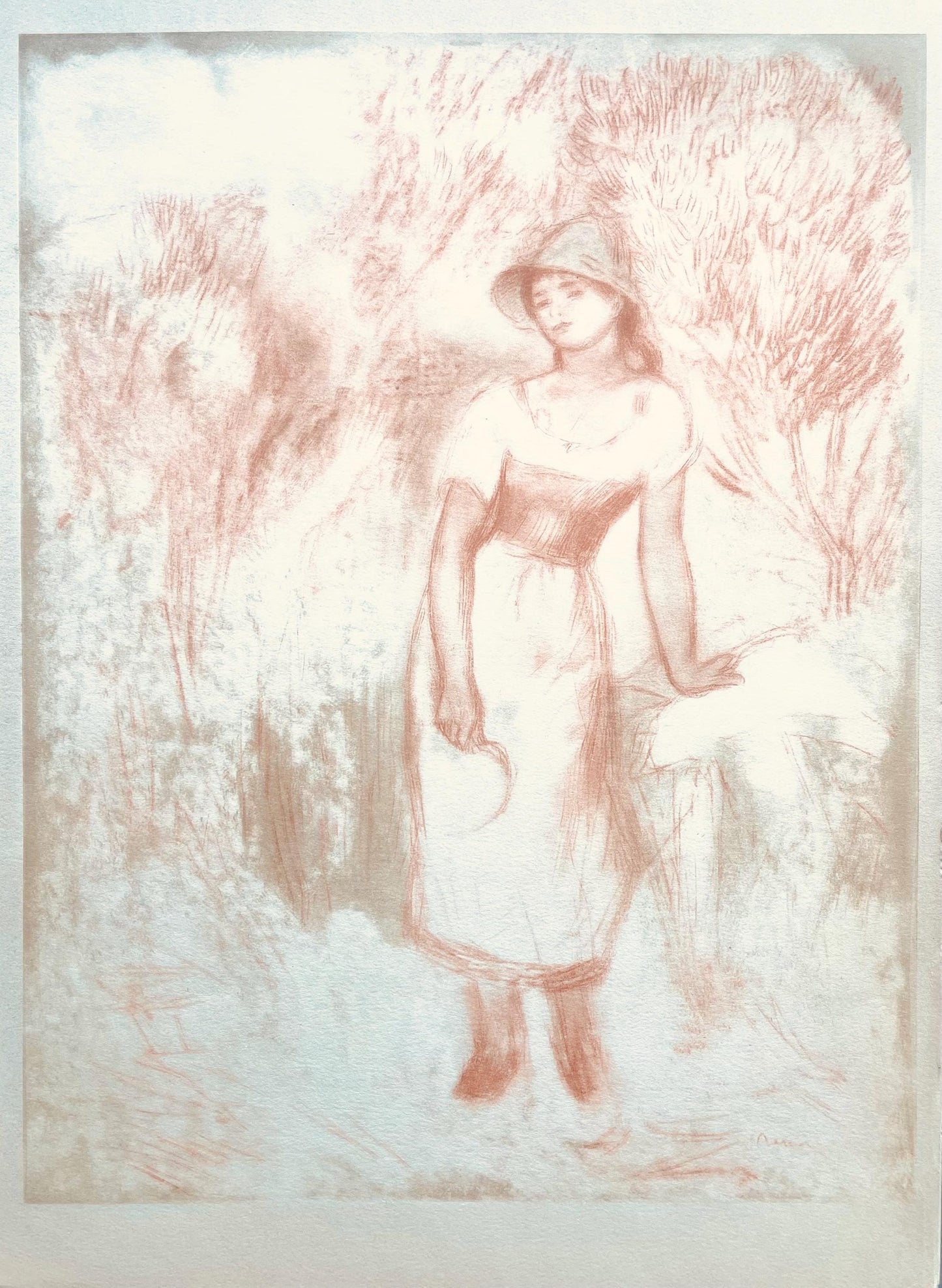 Pierre-Auguste Renoir, Composition, Seize Aquarelles Et Sanguines De Renoir, Lithograph