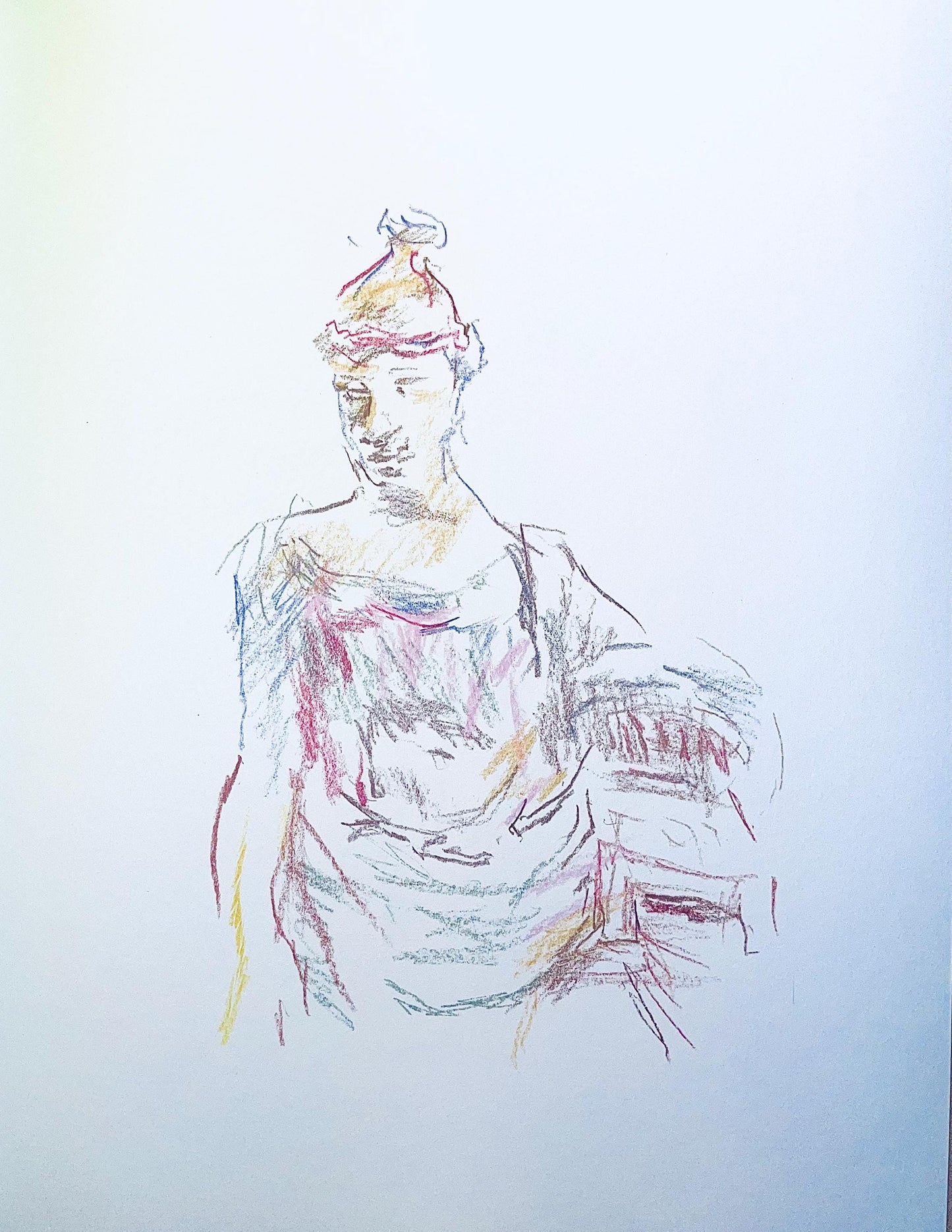 Oskar Kokoschka, Composition, Skizzenbuch Der Italienischen Reise 1963, Lithograph