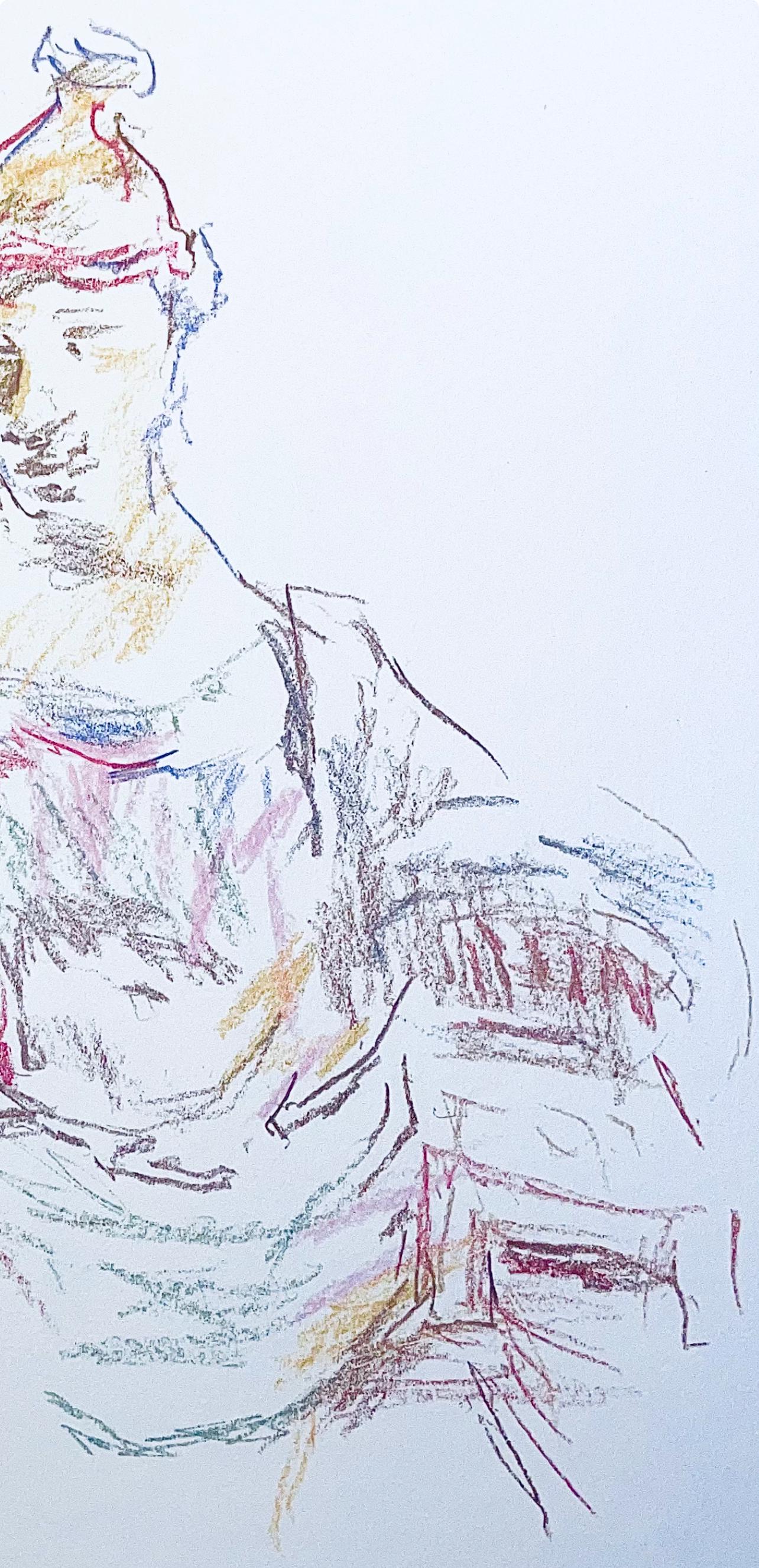 Oskar Kokoschka, Composition, Skizzenbuch Der Italienischen Reise 1963, Lithograph