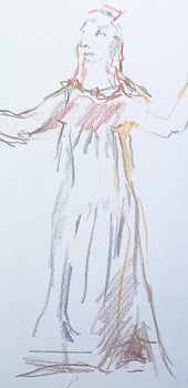 Oskar Kokoschka, Composition, Skizzenbuch Der Italienischen Reise 1963, Lithograph