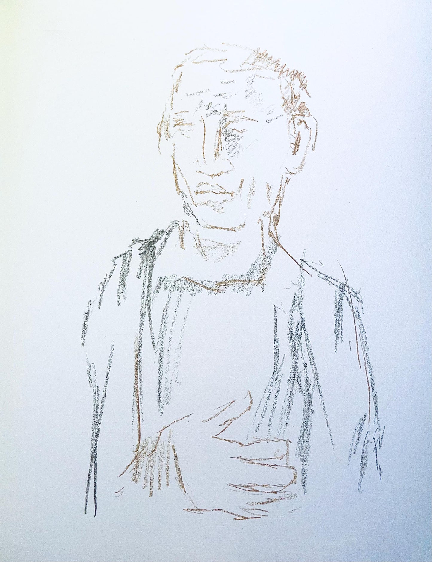 Oskar Kokoschka, Composition, Skizzenbuch Der Italienischen Reise 1963, Lithograph