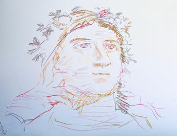 Oskar Kokoschka, Composition, Skizzenbuch Der Italienischen Reise 1963, Lithograph