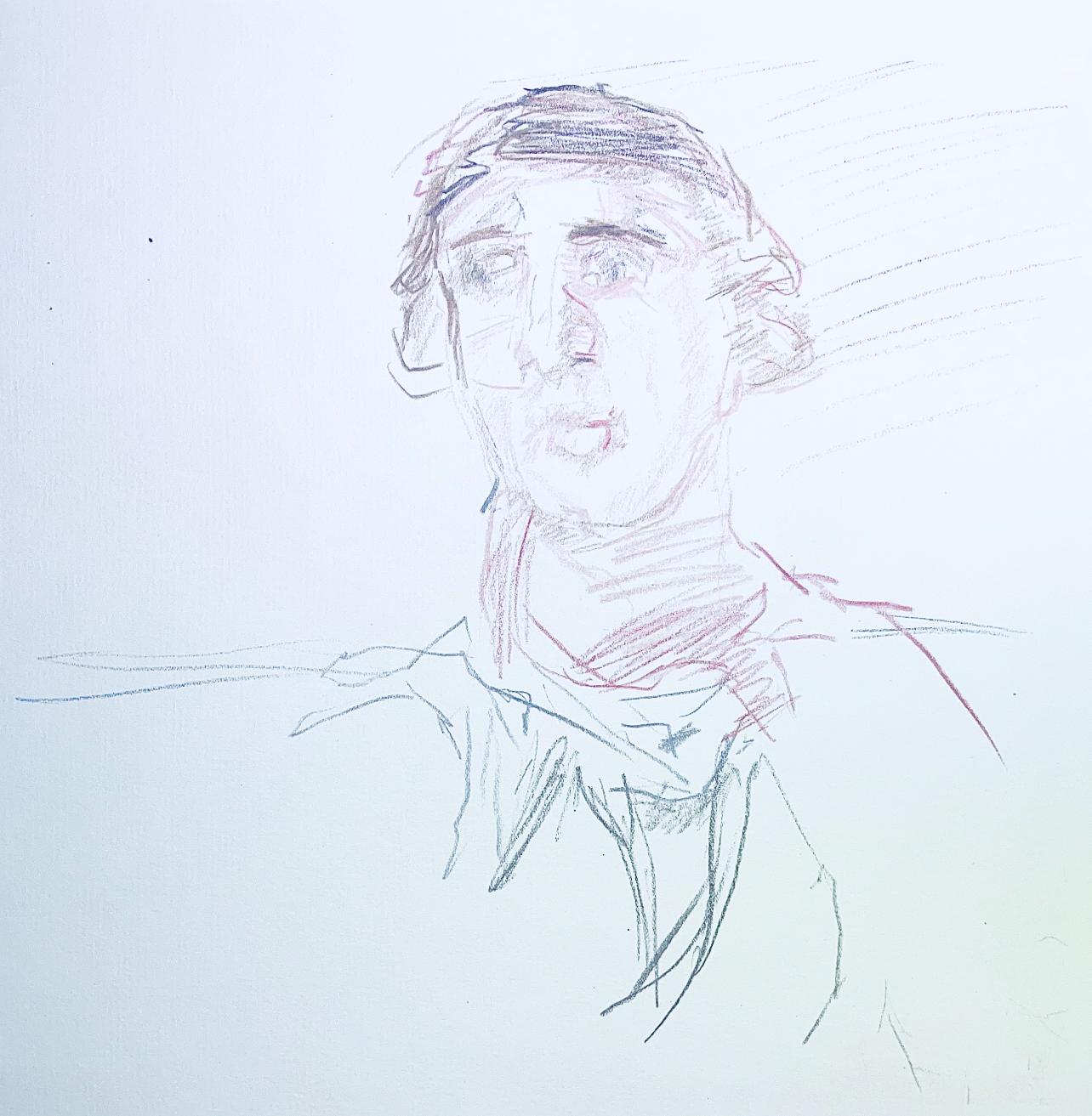 Oskar Kokoschka, Composition, Skizzenbuch Der Italienischen Reise 1963, Lithograph