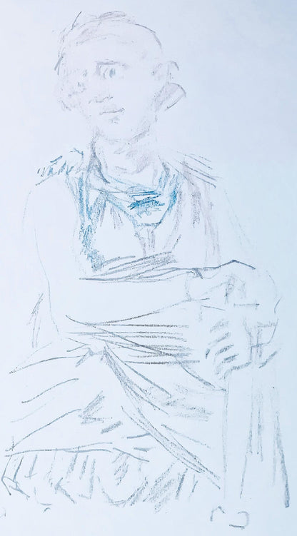 Oskar Kokoschka, Composition, Skizzenbuch Der Italienischen Reise 1963, Lithograph