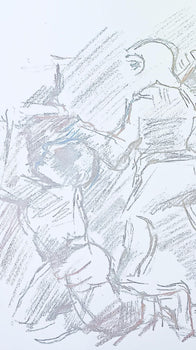 Oskar Kokoschka, Composition, Skizzenbuch Der Italienischen Reise 1963, Lithograph