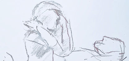 Oskar Kokoschka, Composition, Skizzenbuch Der Italienischen Reise 1963, Lithograph