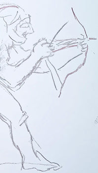 Oskar Kokoschka, Composition, Skizzenbuch Der Italienischen Reise 1963, Lithograph