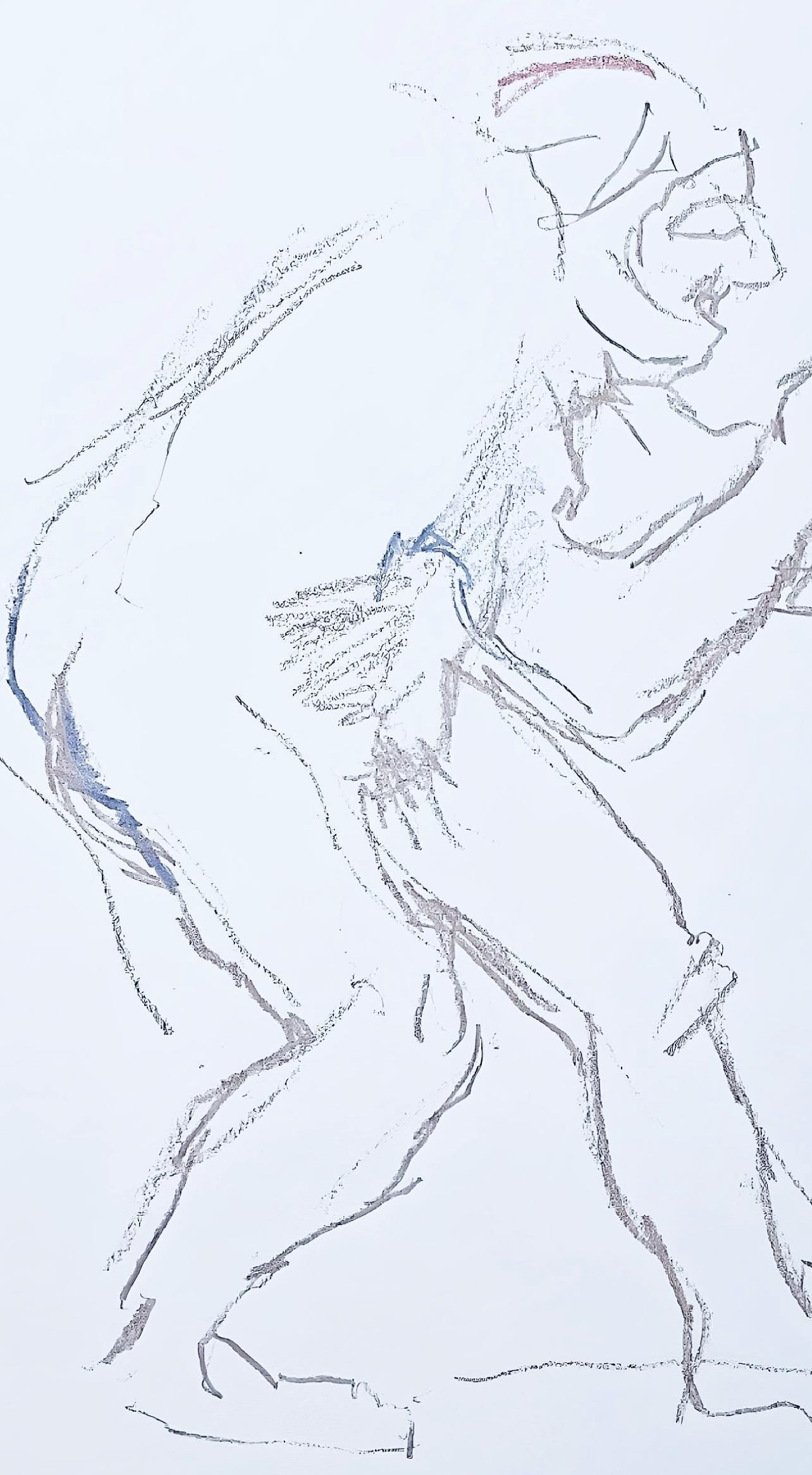 Oskar Kokoschka, Composition, Skizzenbuch Der Italienischen Reise 1963, Lithograph