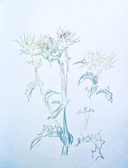 Oskar Kokoschka, Composition, Skizzenbuch Der Italienischen Reise 1963, Lithograph