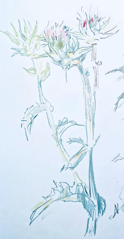 Oskar Kokoschka, Composition, Skizzenbuch Der Italienischen Reise 1963, Lithograph