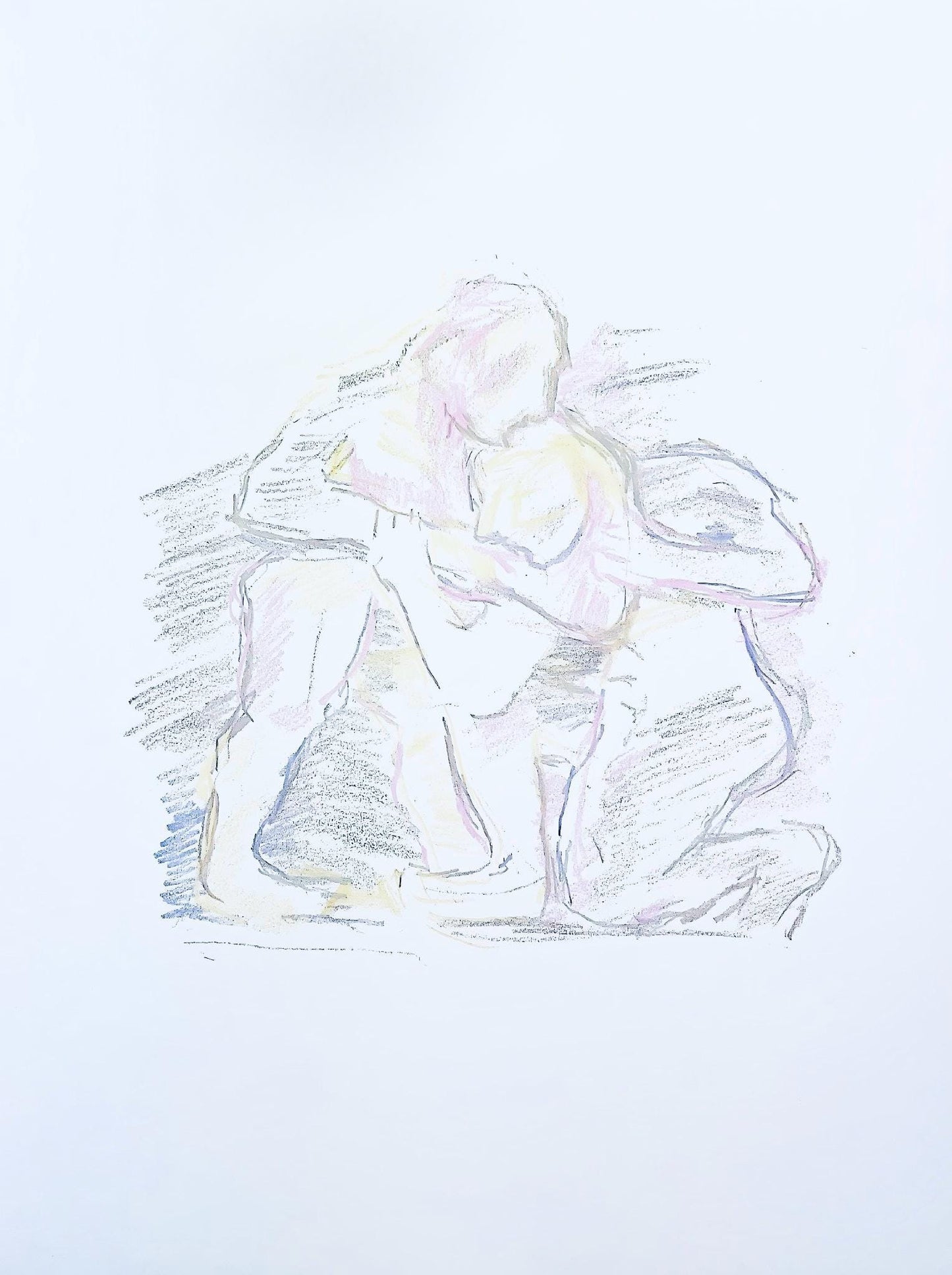 Oskar Kokoschka, Composition, Skizzenbuch Der Italienischen Reise 1963, Lithograph