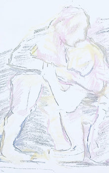 Oskar Kokoschka, Composition, Skizzenbuch Der Italienischen Reise 1963, Lithograph