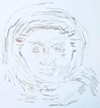 Oskar Kokoschka, Composition, Skizzenbuch Der Italienischen Reise 1963, Lithograph