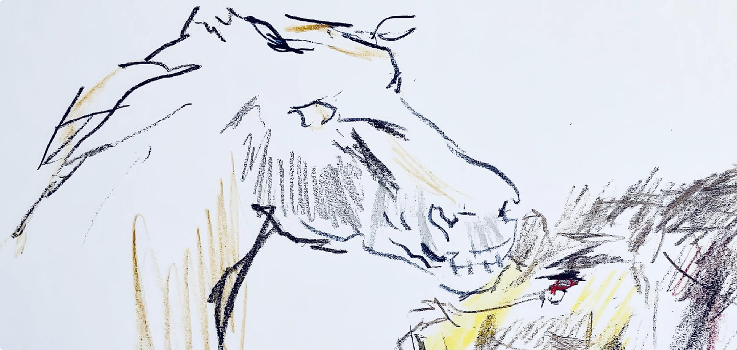 Oskar Kokoschka, Composition, Skizzenbuch Der Italienischen Reise 1963, Lithograph