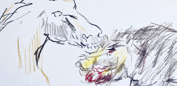 Oskar Kokoschka, Composition, Skizzenbuch Der Italienischen Reise 1963, Lithograph