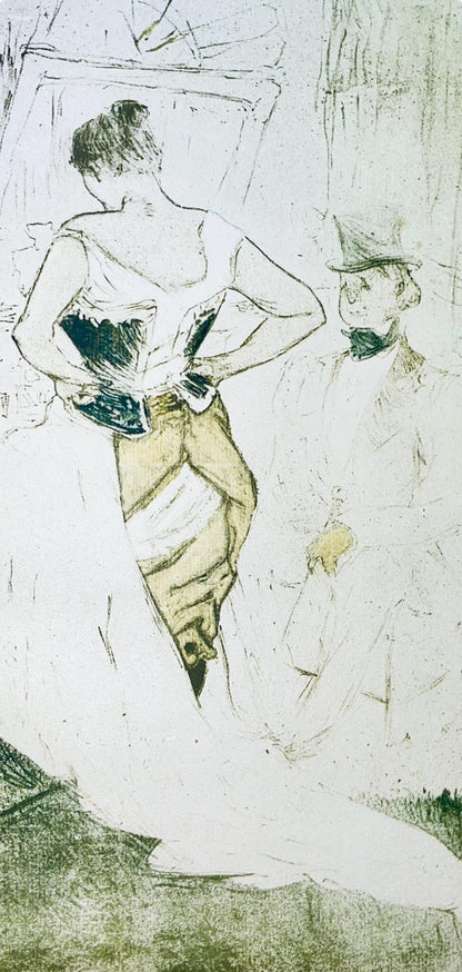 Henri de Toulouse-Lautrec, Composition, Images de Lautrec, 21 Planches en Couleurs, Collezione dell'Obelisco, Lithograph