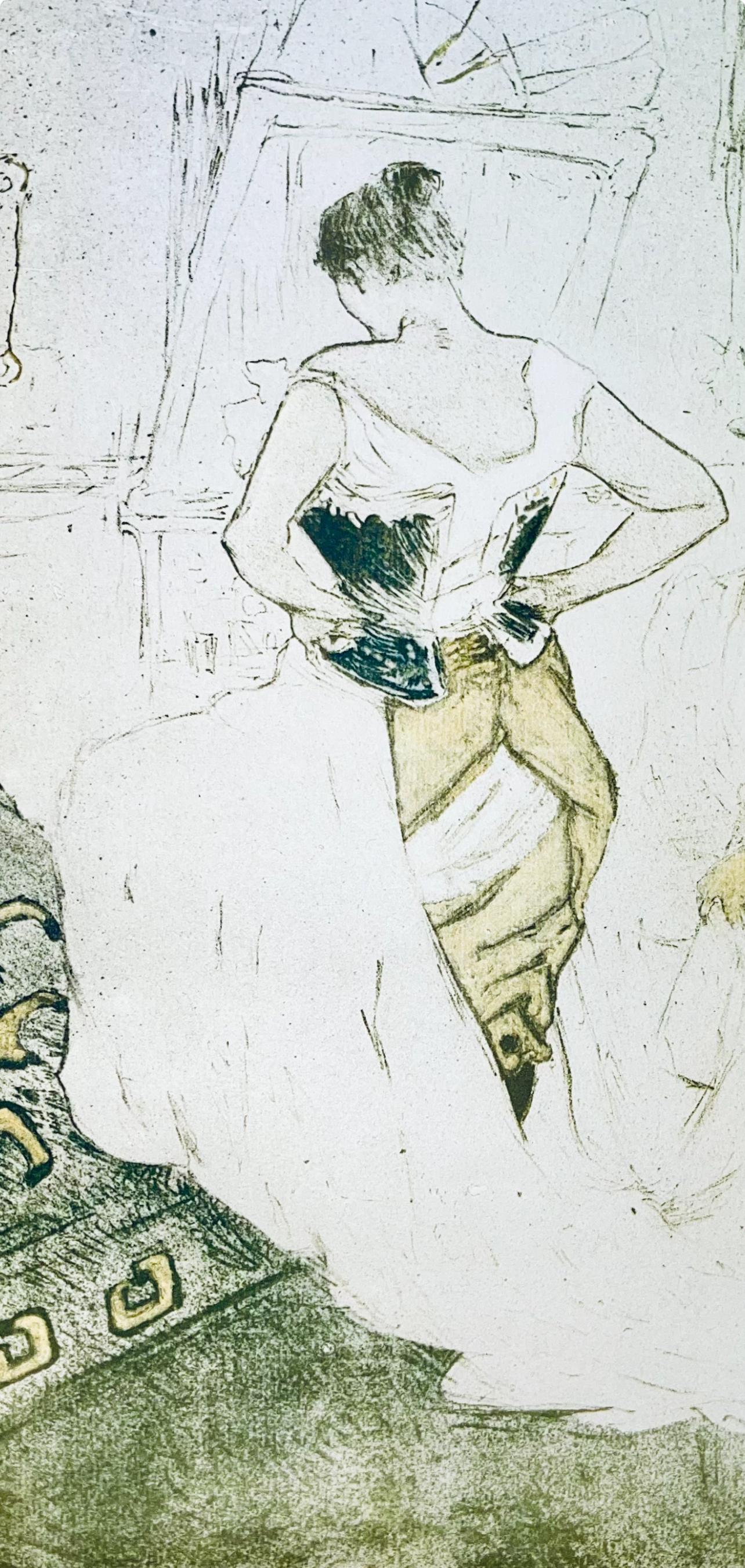 Henri de Toulouse-Lautrec, Composition, Images de Lautrec, 21 Planches en Couleurs, Collezione dell'Obelisco, Lithograph