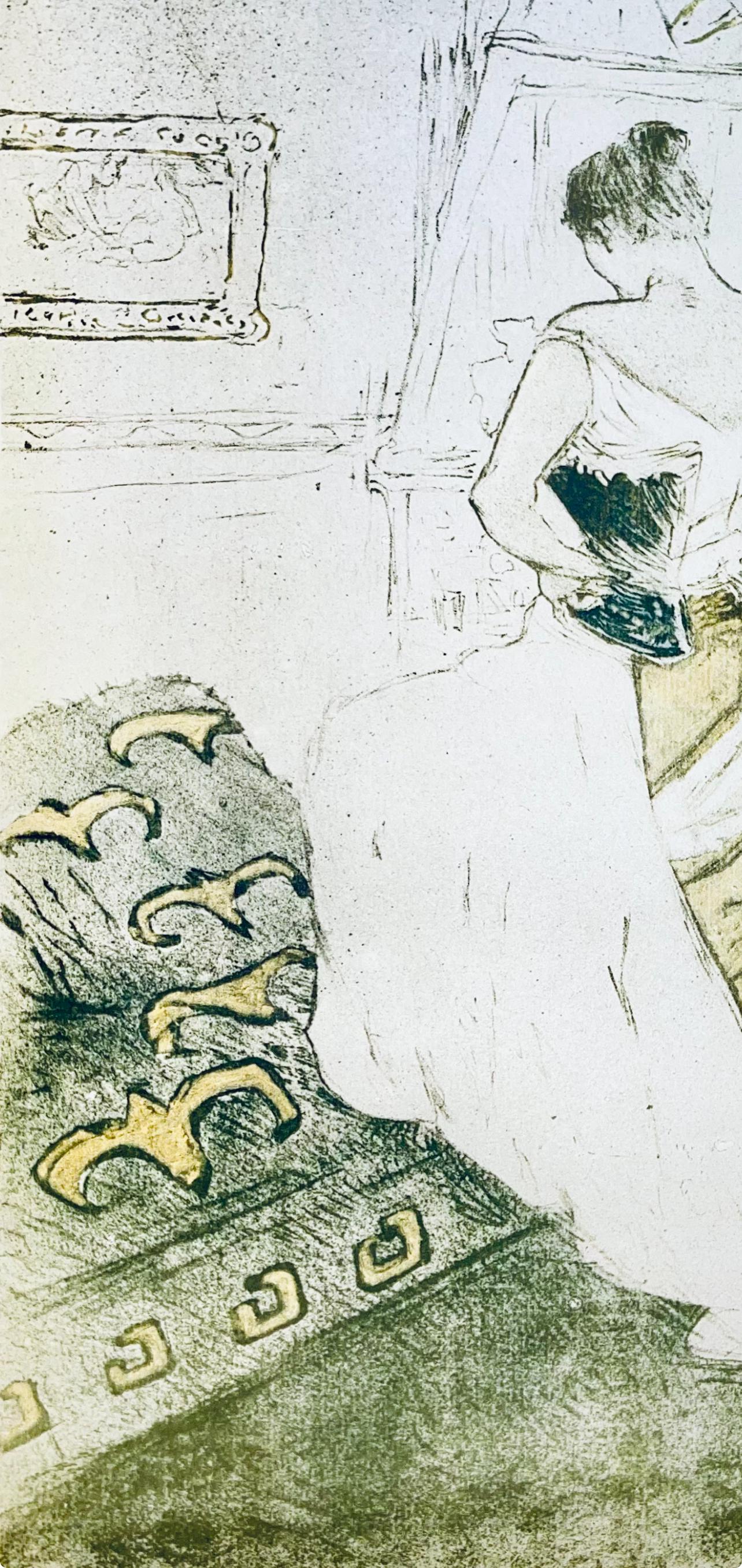 Henri de Toulouse-Lautrec, Composition, Images de Lautrec, 21 Planches en Couleurs, Collezione dell'Obelisco, Lithograph