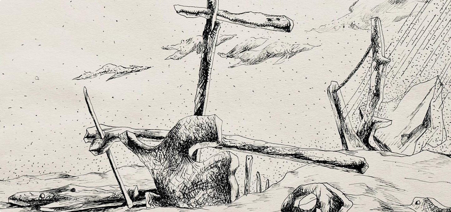 Jean Lurat, Noblesses Europennes, Huit Dessins La Plume, Lithograph