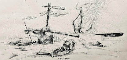 Jean Lurat, Noblesses Europennes, Huit Dessins La Plume, Lithograph