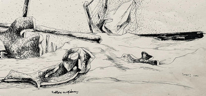 Jean Lurat, Noblesses Europennes, Huit Dessins La Plume, Lithograph