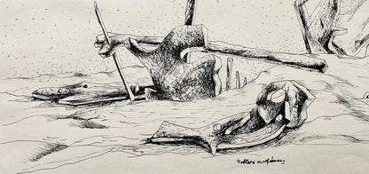 Jean Lurat, Noblesses Europennes, Huit Dessins La Plume, Lithograph