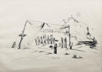 Jean Lurat, Le Seigneur Individu, Huit Dessins La Plume, Lithograph