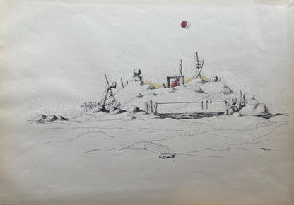 Jean Lurat, La Lyre 1932, Huit Dessins La Plume, Lithograph