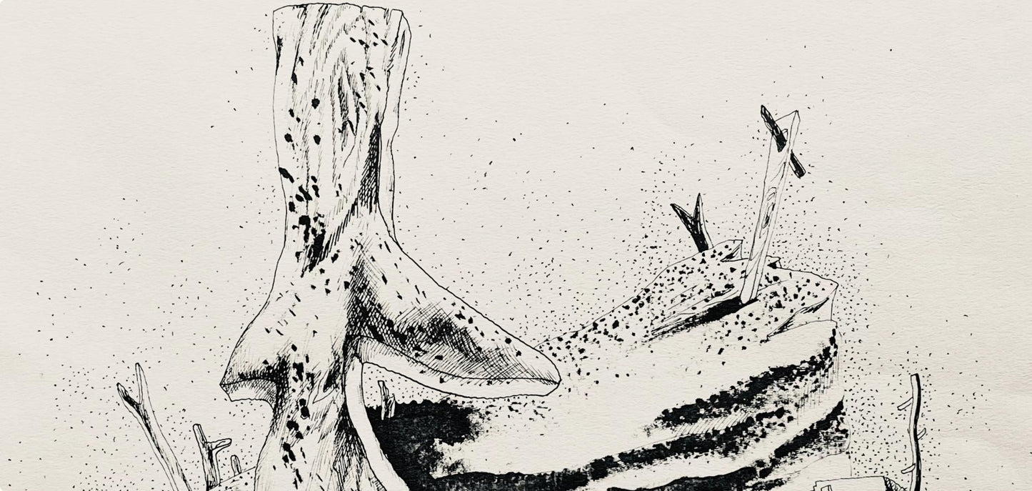 Jean Lurat, Derniers Monuments Aux Victimes, Huit Dessins La Plume, Lithograph