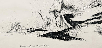 Jean Lurat, Derniers Monuments Aux Victimes, Huit Dessins La Plume, Lithograph