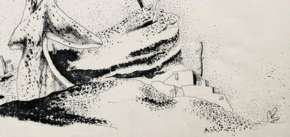 Jean Lurat, Derniers Monuments Aux Victimes, Huit Dessins La Plume, Lithograph