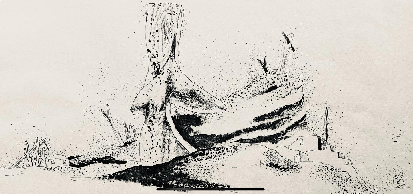 Jean Lurat, Derniers Monuments Aux Victimes, Huit Dessins La Plume, Lithograph