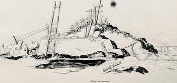 Jean Lurat, Aprsa On Recommence, Huit Dessins La Plume, Lithograph