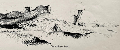 Jean Lurat, Une Toile Sans Table, Huit Dessins La Plume, Lithograph