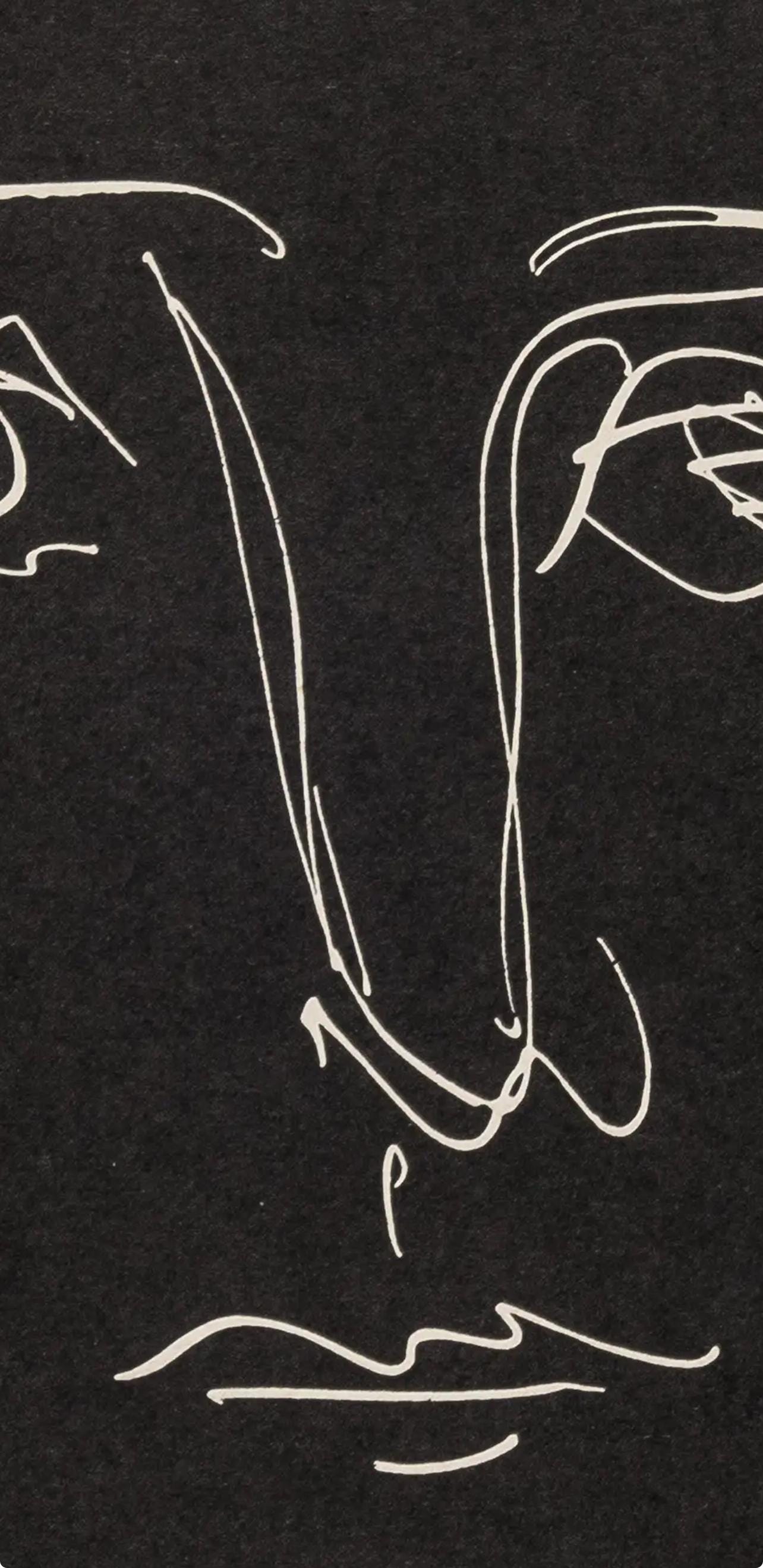 Pablo Picasso, Pour Roby, Noir (Bloch 680; Cramer 57), L'Ge De Soleil, Engraving