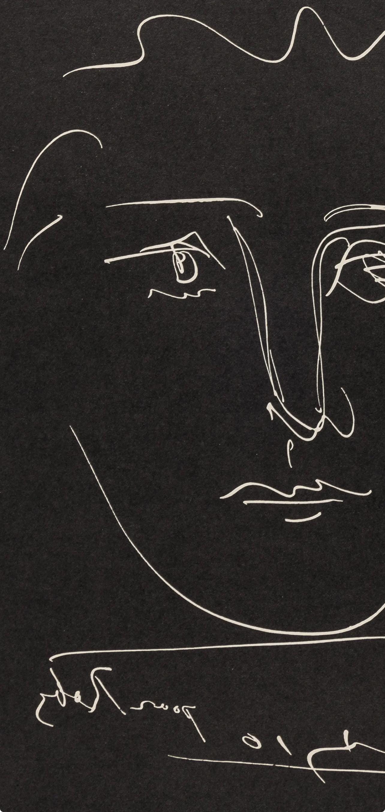 Pablo Picasso, Pour Roby, Noir (Bloch 680; Cramer 57), L'Ge De Soleil, Engraving