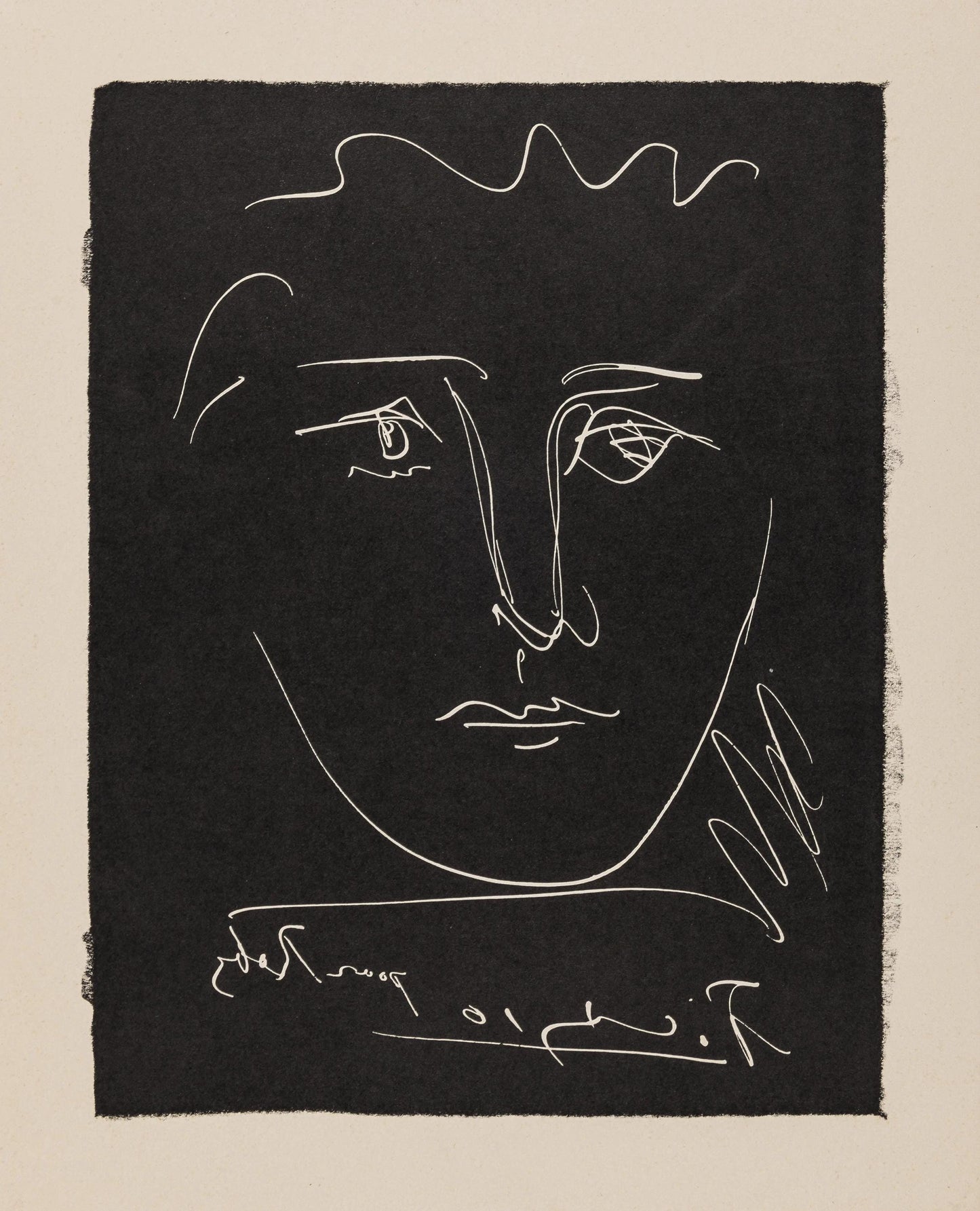 Pablo Picasso, Pour Roby, Noir (Bloch 680; Cramer 57), L'Ge De Soleil, Engraving