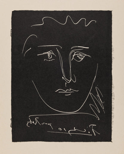 Pablo Picasso, Pour Roby, Noir (Bloch 680; Cramer 57), L'Ge De Soleil, Engraving