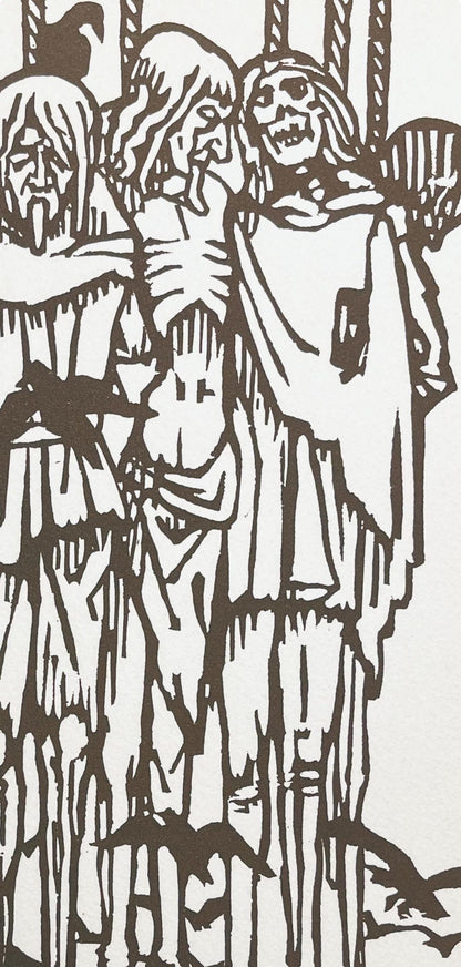 Mile Bernard, Composition, Loge De Mile Bernard, Woodcut