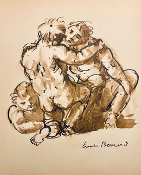 Mile Bernard, Composition, Loge De Mile Bernard, Woodcut