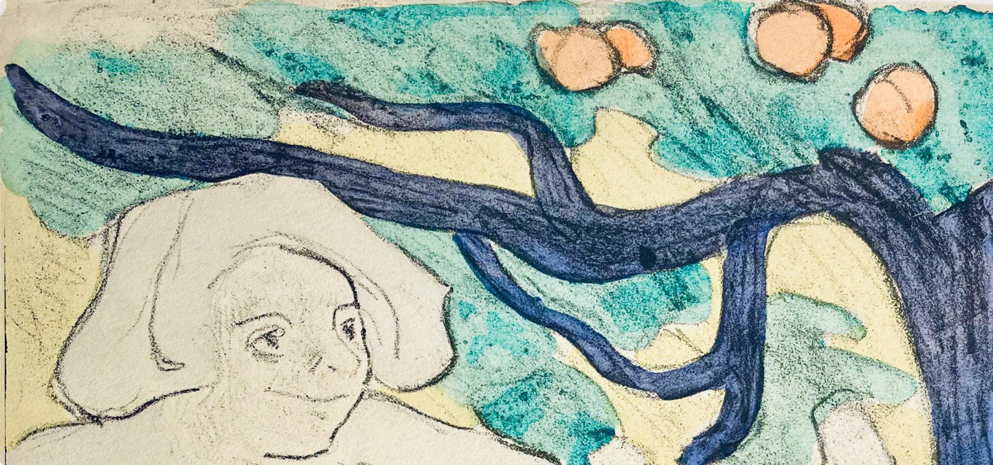 Mile Bernard, Composition, Loge De Mile Bernard, Woodcut