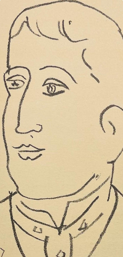 Henri Matisse, Composition (Duthuit 31), Apollinaire, Lithograph