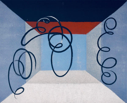 Jacques Villon, Composition (Ginestet/Pouillon 65-72), Jacques Villon, Huit Lithographies,